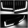 09-14 Ford F150 LED DRL Front Grille - Badgeless Vertical Fence Style - Gloss Black