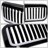 99-04 Ford F250 F350 F450 F550 Super Duty Front Grille+LED Bar - Vertical Fence Style - Black