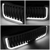 99-04 Ford F250 F350 F450 F550 Super Duty Front  Bumper Grille+LED Bar - Vertical Fence Style