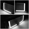 05-07 Ford F250 F350 F450 F550 Super Duty Front Grille+LED Bar - Honeycomb Mesh - Chrome