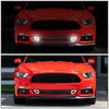 15-17 Ford Mustang Base/Ecoboost/GT LED DRL Front Lower Bumper Grille - Vertical Fence Style