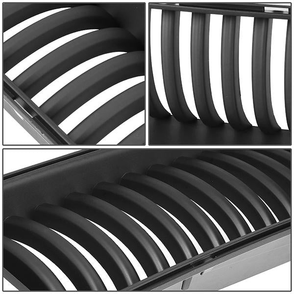 18-20 Ford Mustang Base/Ecoboost/GT LED DRL Front Upper Bumper Grille - Vertical Fence Style