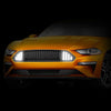 18-20 Ford Mustang Base/Ecoboost/GT LED DRL Front Upper Bumper Grille - Vertical Fence Style