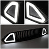 18-20 Ford Mustang Base Ecoboost GT LED DRL Front Upper Bumper Grille - Vertical Fence Style