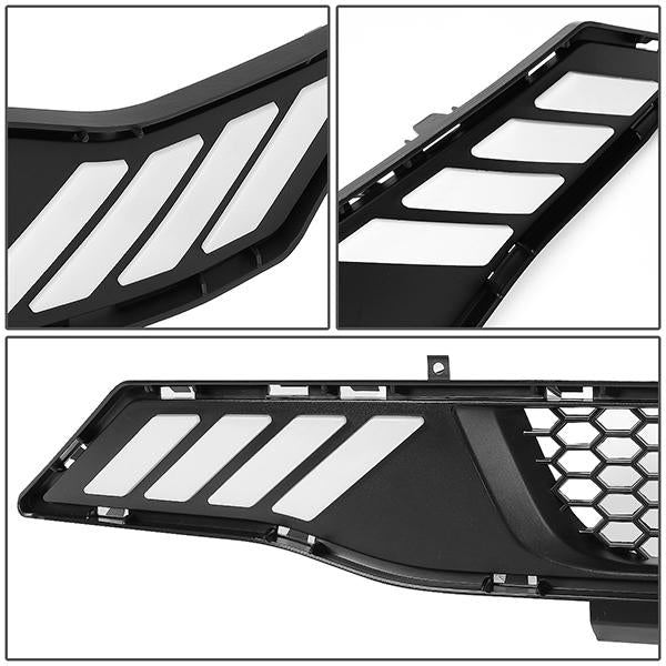 18-19 Ford Mustang 2.3L 5.0L Front Lower Bumper Grille - Honeycomb Mesh - Black