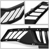 18-19 Ford Mustang 2.3L 5.0L Front Lower Bumper Grille - Vertical Fence Style - Black