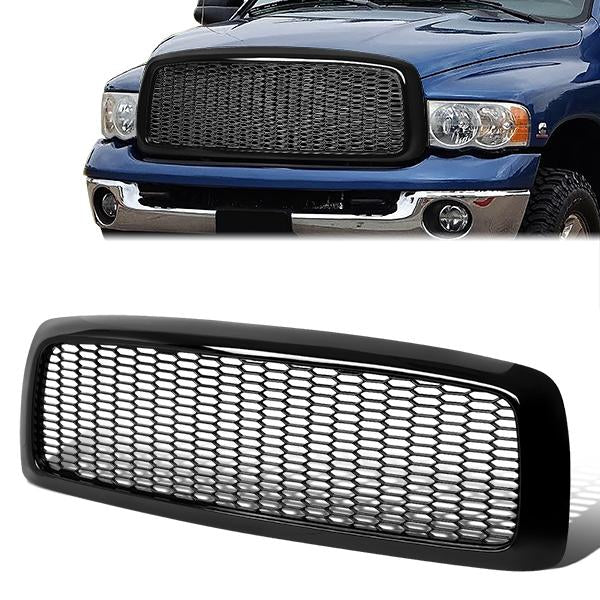 02-05 Dodge Ram 1500 2500 3500 Front Grille - Honeycomb Mesh