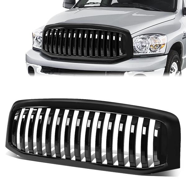 06-09 Dodge Ram 1500 2500 3500 Front Grille - Vertical Fence Style