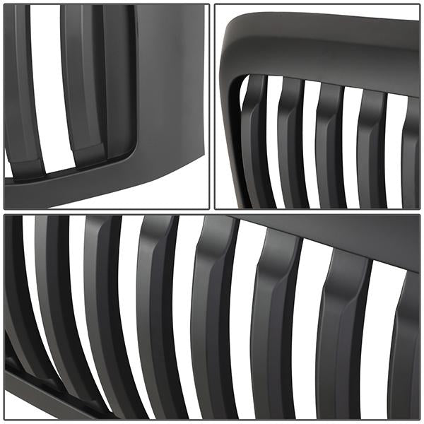 06-09 Dodge Ram 1500 2500 3500 Front Grille - Vertical Fence Style - Matte Black