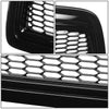 09-12 Dodge Ram Truck 1500 Front Grille - Badgeless Honeycomb Mesh - Gloss Black