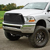 09-12 Dodge Ram Truck 1500 Front Grille - Badgeless Honeycomb Mesh - Gloss Black