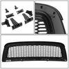 09-12 Ram Truck 1500 Front Grille - Badgeless Honeycomb Mesh - Matte Black