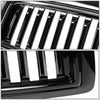 09-12 Dodge Ram Truck 1500 Front Grille - Badgeless Vertical Style - Gloss Black