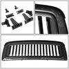 09-12 Dodge Ram Truck 1500 Front Grille - Badgeless Vertical Style - Gloss Black