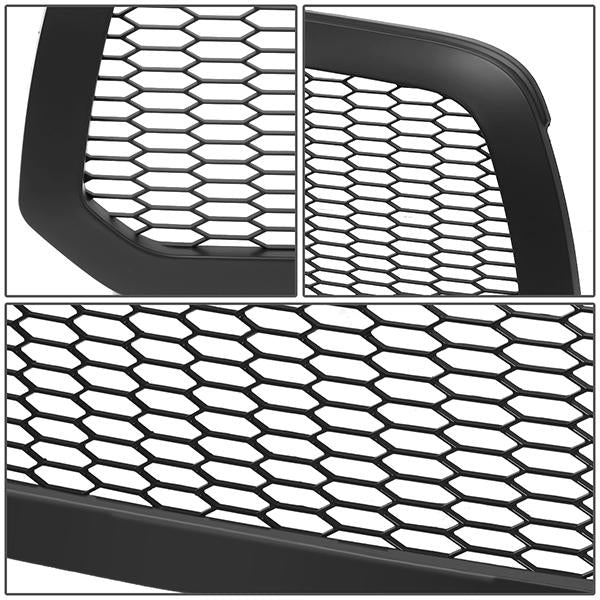 13-19 Ram Truck 1500 & Classic (Exclude Rebel) Front Grille - Honeycomb Mesh - Matte Black