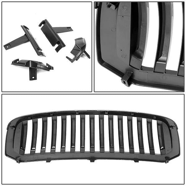 13-19 Ram Truck 1500 & Classic (Exclude Rebel) Front Grille - Badgeless Vertical - Matte Black