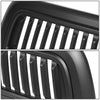 10-18 Ram 2500 3500 Front Grille - Badgeless Vertical Fence Style - Matte Black