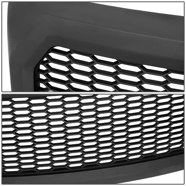 09-14 Ford F150 Front Grille - Badgeless Honeycomb Mesh - Matte Black