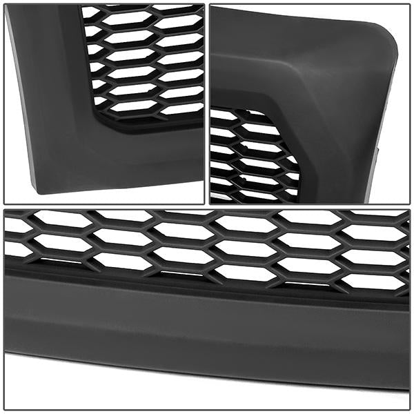 09-14 Ford F150 Front Grille - Badgeless Honeycomb Mesh - Matte Black