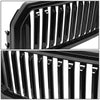 15-17 Ford F150 Front Grille - Badgeless Vertical Fence Style - Black