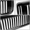 05-07 Ford F250 F350 F450 F550 Super Duty Front Grille - Badgeless Vertical Style - Black