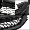 16-17 Honda Accord Sedan Front Grille - Honeycomb Mesh Style - Glossy Black