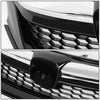 16-17 Honda Accord Sedan Front Grille - Honeycomb Mesh Style - Chrome