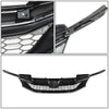 16-17 Honda Accord Sedan Front Grille - Honeycomb Mesh Style - Chrome