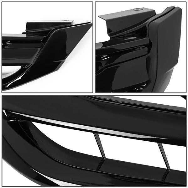 13-15 Honda Accord Sedan Front Grille - JDM RS Style - Glossy Black