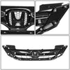 13-15 Honda Accord Sedan Front Grille - JDM RS Style - Glossy Black