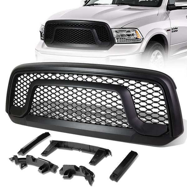 13-17 Ram 1500 Factory Style Front Grille - Honeycomb Mesh