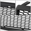 04-08 Ford F-150 Front Grille+LED - Badgeless Honeycomb Mesh - Matte Black