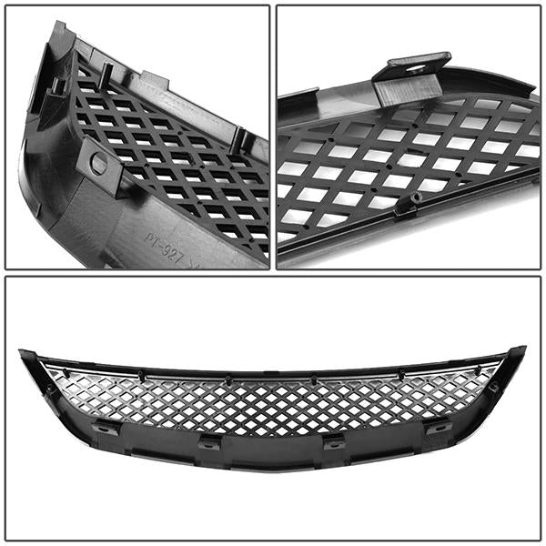 01-03 Honda Civic Front Grille - Badgeless Type-R Style - Black