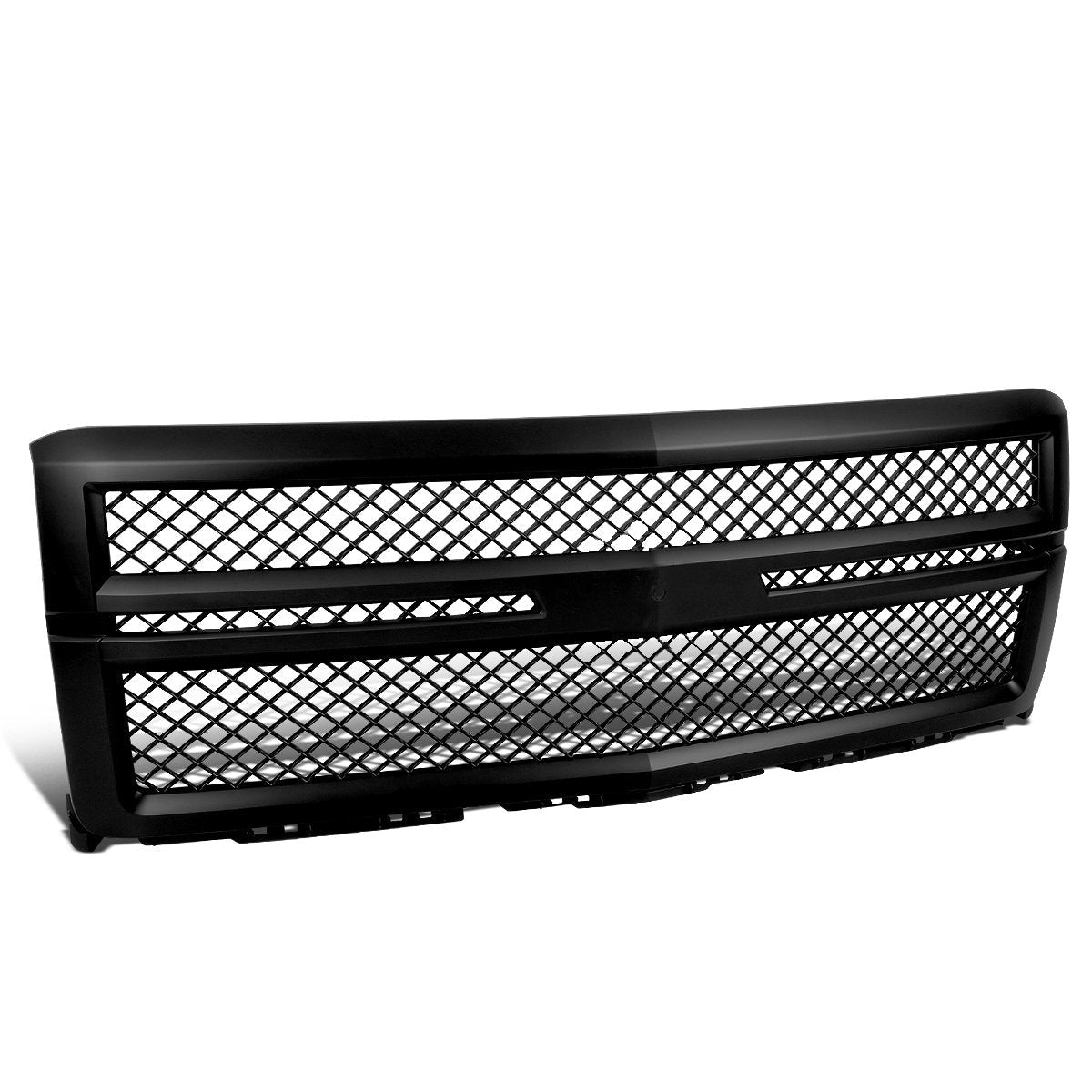 14-15 Chevy Silverado 1500 Front Grille - Diamond Mesh - Black