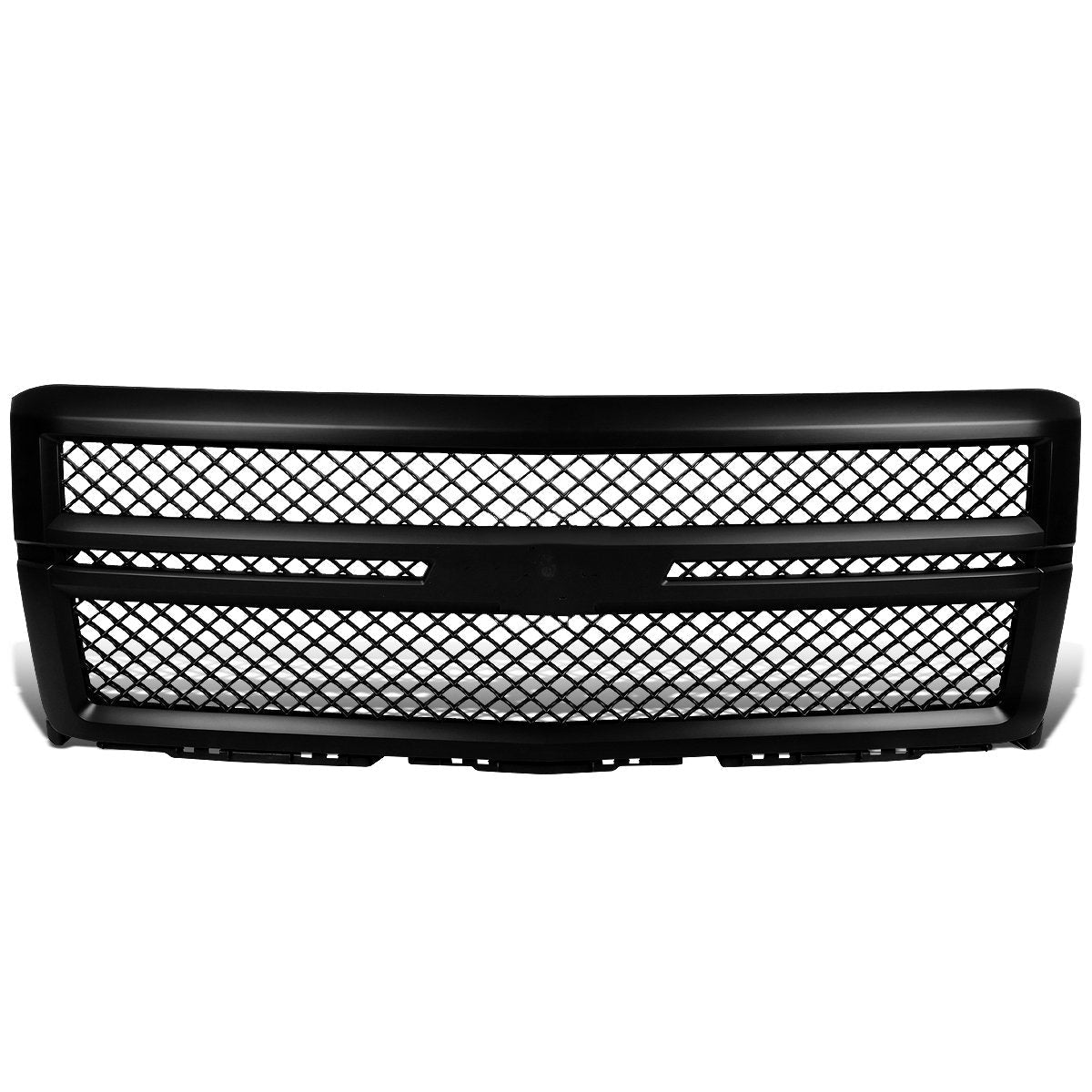 14-15 Chevy Silverado 1500 Front Grille - Diamond Mesh - Black