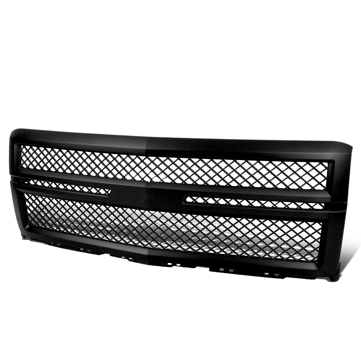 14-15 Chevy Silverado 1500 Front Grille - Diamond Mesh - Black