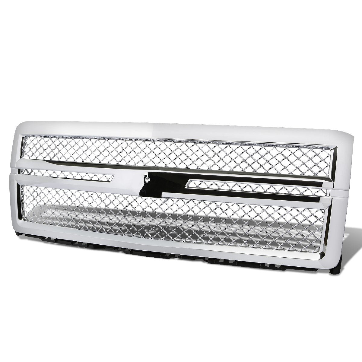 14-15 Chevy Silverado 1500 Front Grille - Diamond Mesh - Chrome