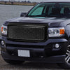 15-18 GMC Canyon Front Grille - Badgeless Denali Style Mesh - Black