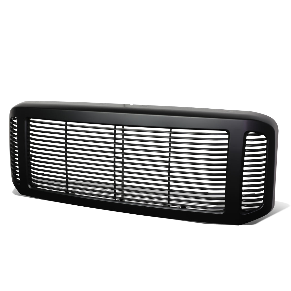 05-07 Ford F250 F350 F450 F550 Super Duty Front Grille - Horizontal Fence Mesh - Black