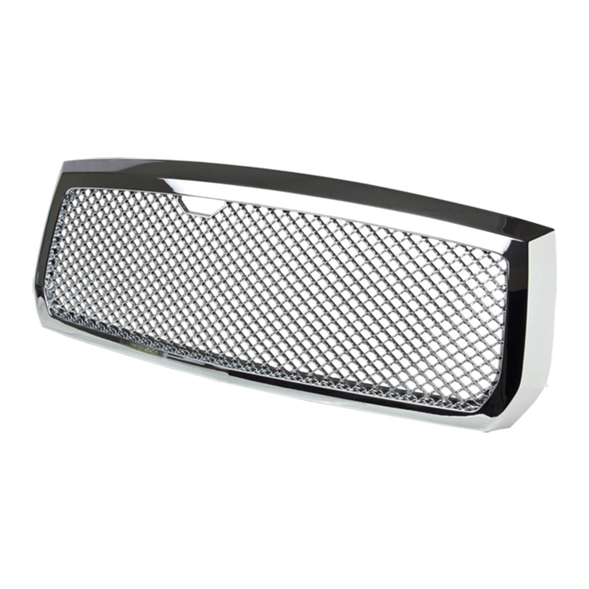 05-07 Dodge Dakota Front Grille - Badgeless Diamond Mesh - Chrome