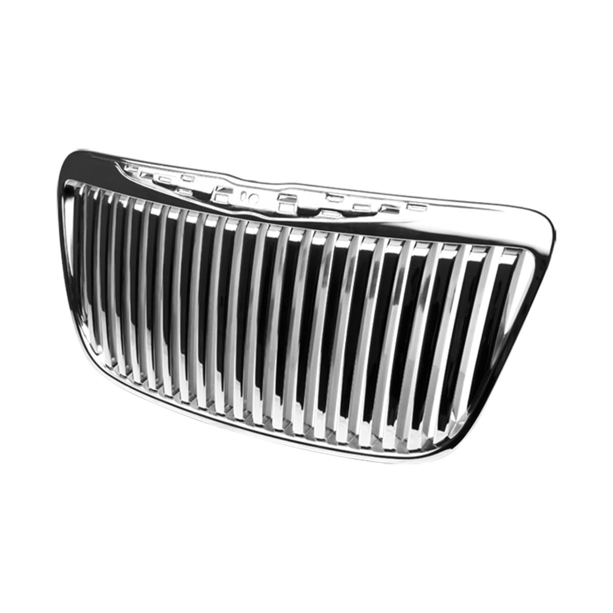 11-14 Chrysler 300 Front Grille - Vertical Fence Style - Chrome