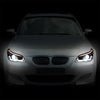 LED DRL Halo Switchback Projector Headlights<br>08-10 BMW 528i 535i 550i M5