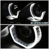 LED DRL U-Halo Projector Headlights<br>2001 BMW 320i 325i/Xi 330i/Xi, 99-00 323i 328i