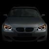 LED DRL U-Halo Projector Headlights<br>04-07 BMW 525i 530i, 06-07 525Xi 530Xi 550i