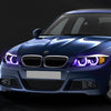 LED DRL U-Halo Projector Headlights<br>06-08 BMW 323i 328i/Xi 335Xi, 2006 325Xi 330i/Xi