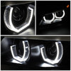 LED DRL U-Halo Sequential Switchback Projector Headlights<br>09-12 BMW 328i 335i 335d 323i, 2012 320i