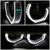 LED DRL U-Halo Sequential Switchback Projector Headlights<br>09-12 BMW 328i 335i 335d 323i, 2012 320i