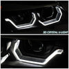 LED DRL Sequential Switchback Projector Headlights<br>06-08 BMW 323i 328i/Xi 335Xi, 2006 325Xi 330i/Xi