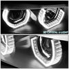 LED DRL U-Halo Sequential Switchback Projector Headlights<br>06-08 BMW 323i 328i/Xi 335Xi, 2006 325Xi 330i/Xi