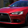 LED DRL Sequential Projector Headlights<br>08-17 Mitsubishi Lancer & EVO X